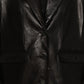 Classic leather jacket with dickeys