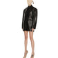 Classic leather jacket with dickeys