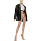 Classic leather jacket with dickeys