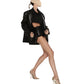 Classic leather jacket with dickeys