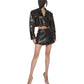NOBLE BROWN LEATHER CROPPED JACKET